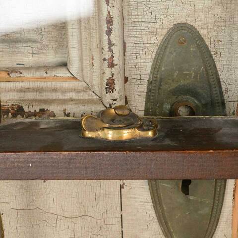 #51702 34x65 Antique Double Hung Wood Window image 3