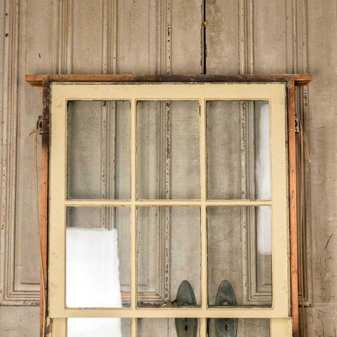 #51702 34x65 Antique Double Hung Wood Window image 6