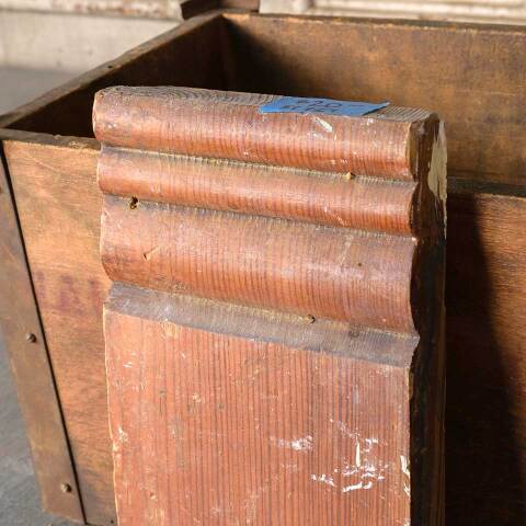 #51729 Antique Wood Interior Door Plinth Trim Block image 2