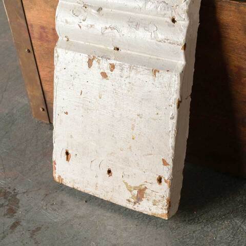 #51733 Salvaged Painted Wood Plinth Trim Block image 3