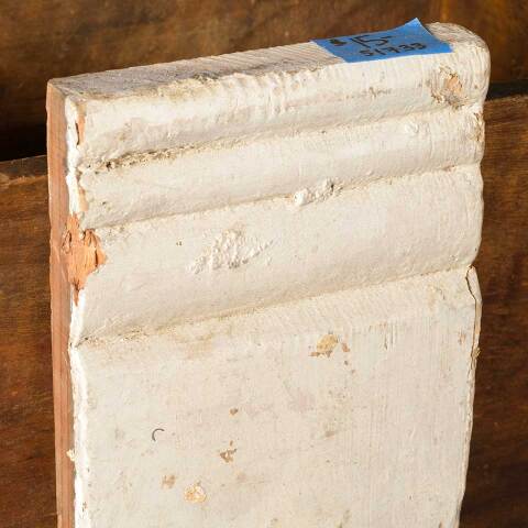 #51733 Salvaged Painted Wood Plinth Trim Block image 7