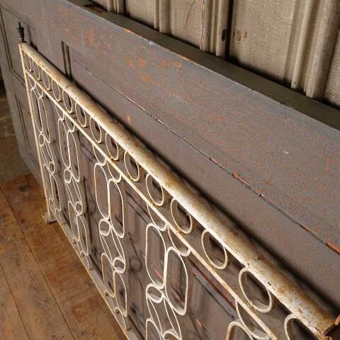 #51750 Salvaged Vintage Wrought Iron Railing image 6