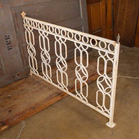 #51750 Salvaged Vintage Wrought Iron Railing image 7