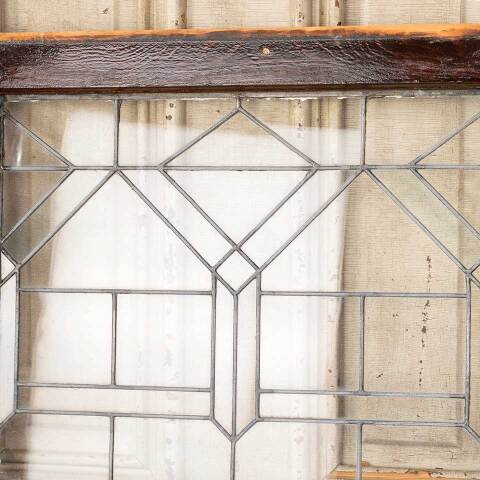 #51778 Salvaged Antique Leaded Glass Window image 2