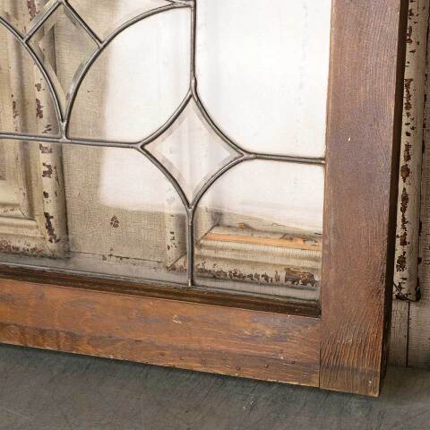 #51780 Salvaged Antique Leaded Glass Window image 3