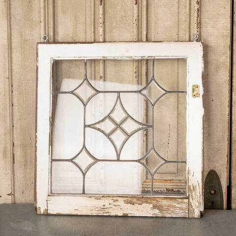 #51780 Salvaged Antique Leaded Glass Window image 5