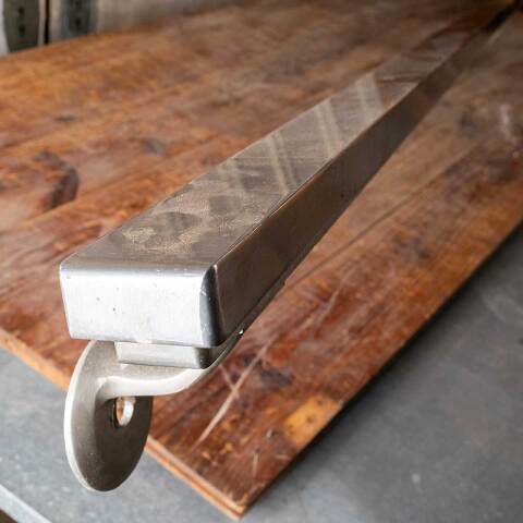 #51855 10' Mid Century Modern Aluminum Handrail image 5