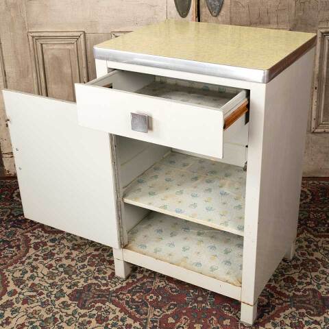 #51859 Vintage SIMMONS Furniture Metal Cabinet image 3