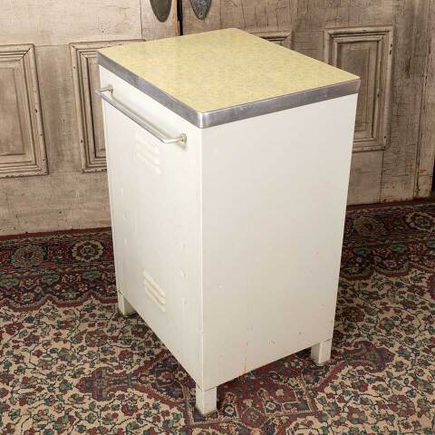 #51859 Vintage SIMMONS Furniture Metal Cabinet image 4