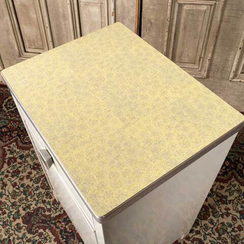 #51859 Vintage SIMMONS Furniture Metal Cabinet image 6