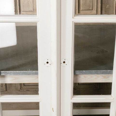 #51893 48x79 Salvaged Antique 8 Lite French Doors image 5