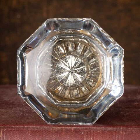 #51962 Antique Octagonal Glass Doorknobs Hardware image 5