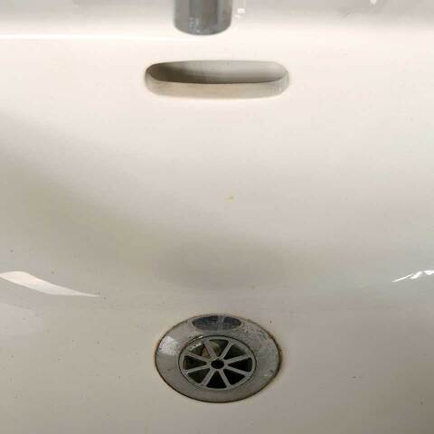 #51989 21x19 Antique Porcelain Bathroom Sink image 5