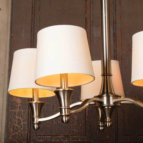 #51994 Salvaged 5 Bulb Chandelier Light Fixture image 3