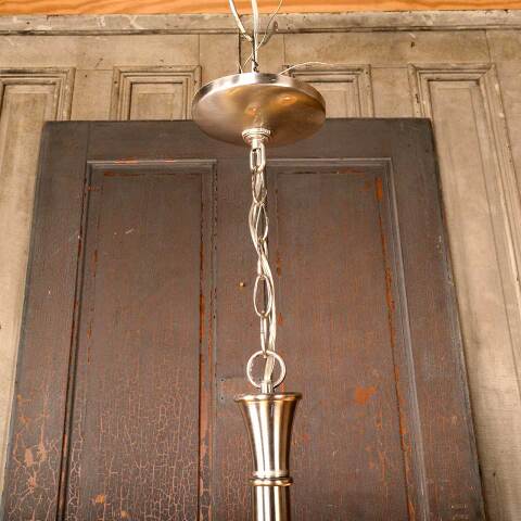 #51994 Salvaged 5 Bulb Chandelier Light Fixture image 5