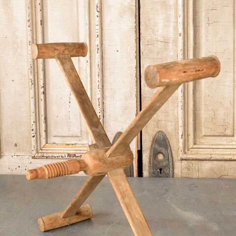 #52020 Primitive Wood Yarn Winder Wheel image 2