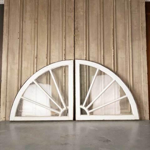 #52037 Salvaged Antique Quarter Round Windows image 5