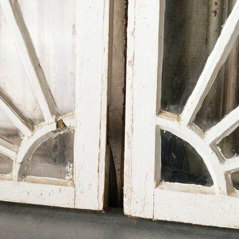 #52037 Salvaged Antique Quarter Round Windows image 8