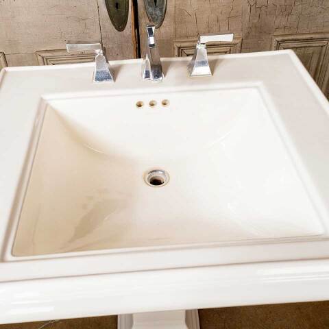 #52048 27x35 Salvaged Kohler Porcelain Pedestal Sink image 5