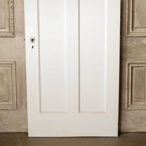#52065 32x79 Salvaged Antique 2 Panel Interior Door image 3