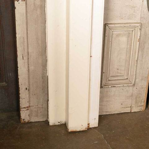 #52070 61x54 Antique Wood Fireplace Mantel image 3