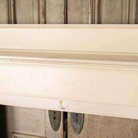 #52070 61x54 Antique Wood Fireplace Mantel image 7