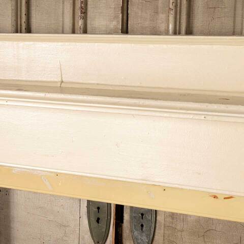 #52071 61x54 Antique Wood Fireplace Mantel image 7