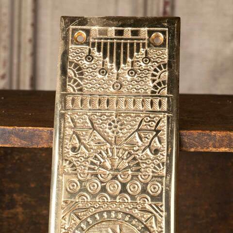 #52108 Reproduction Brass Windsor Door Push Plate image 5