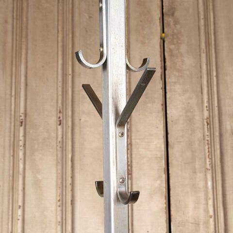 #52114 Vintage Metal Coat & Hat Rack Hall Tree image 4