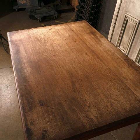 #52149 Antique Wood Table w/ Turned Legs image 6