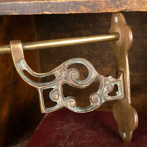 #52175 7" Ornate Antique Solid Brass Plant Hook image 4