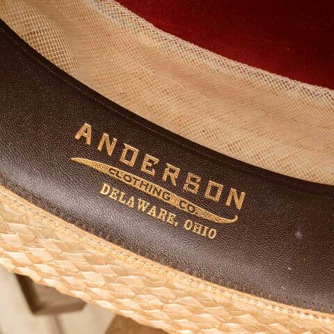 #52217 Antique HOPKINS BALTIMORE Straw Hat image 6