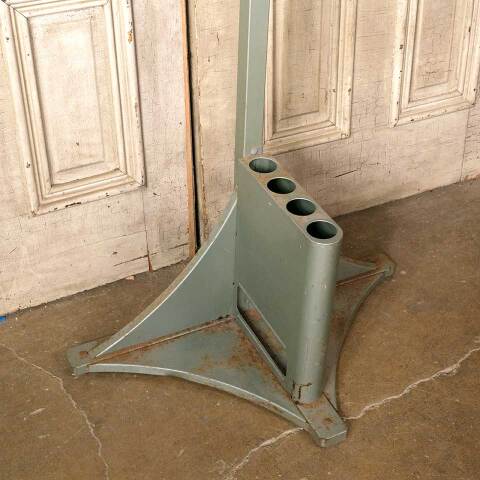 #52248 Vintage Metal Office Valet Coat & Hat Rack image 2