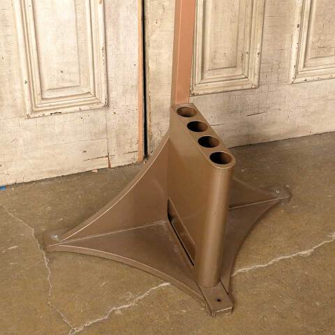 #52249 Vintage Metal Office Valet Coat & Hat Rack image 5