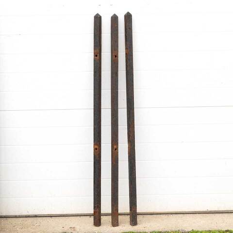 #52323 Salvaged Antique Wrought Iron Garden Gates image 7