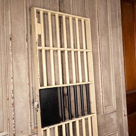 #52324 25x74 Ohio State Penitentiary Jail Cell Door image 8