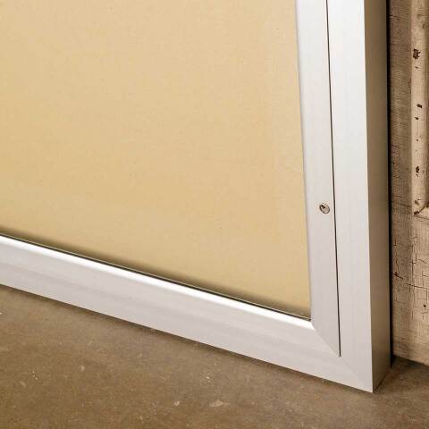 #52408 36x48 Metal Bulletin Board Wall Cabinet image 6