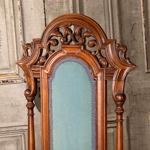 #52412 Antique Carved Wood Parlor Chair image 2