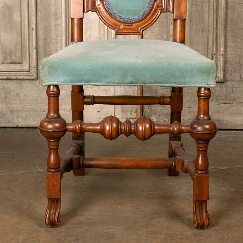 #52412 Antique Carved Wood Parlor Chair image 5