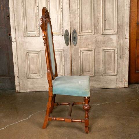 #52412 Antique Carved Wood Parlor Chair image 6