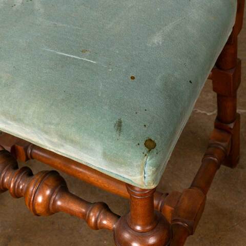 #52413 Antique Carved Wood Parlor Chair image 5