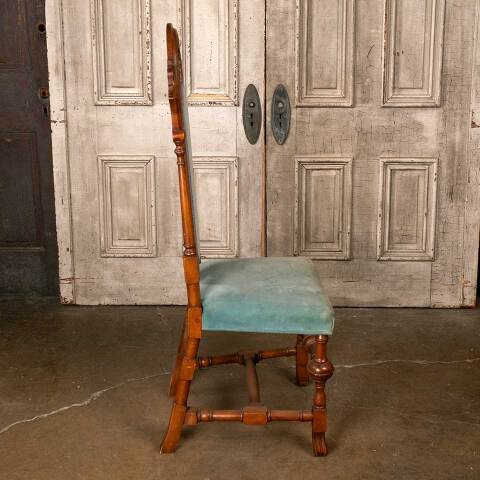 #52413 Antique Carved Wood Parlor Chair image 6