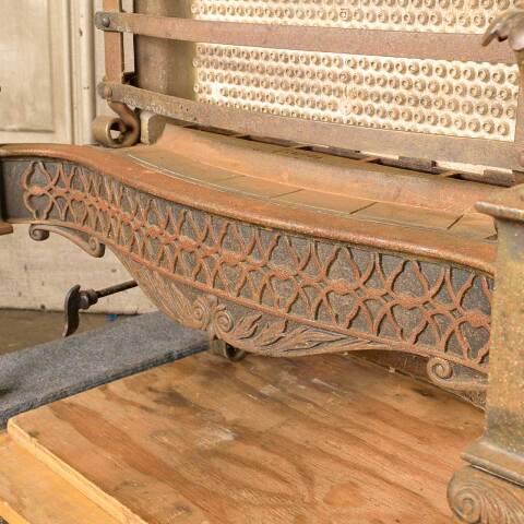 #52416 Salvaged Antique Gas Fireplace Insert image 7