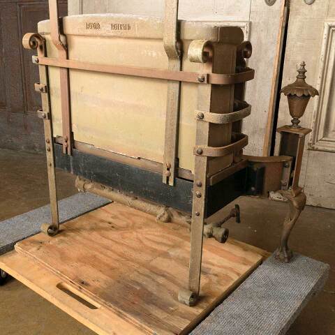 #52416 Salvaged Antique Gas Fireplace Insert image 8