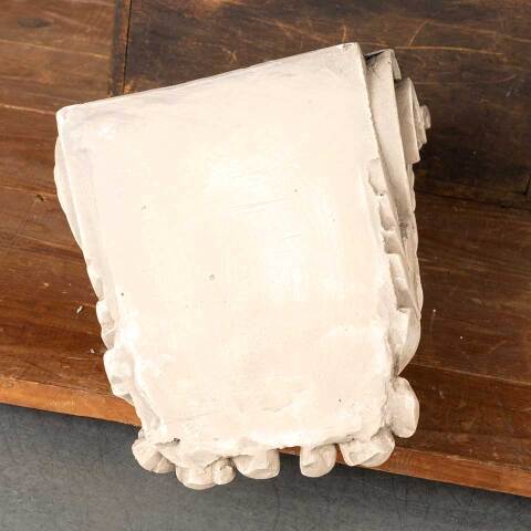 #52457 Cast Plaster Green Man Head Corbel Bracket image 3