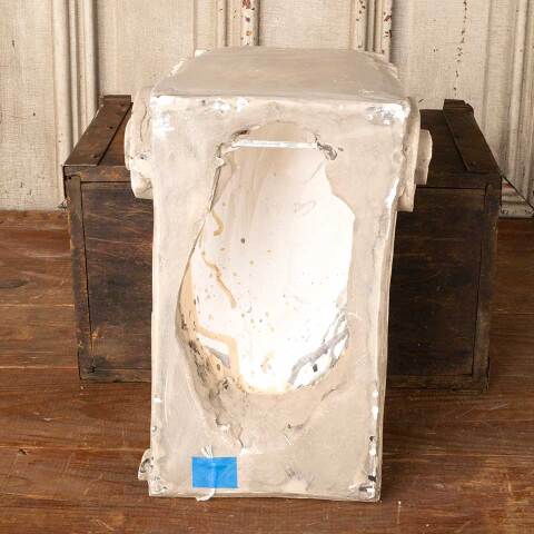 #52457 Cast Plaster Green Man Head Corbel Bracket image 4