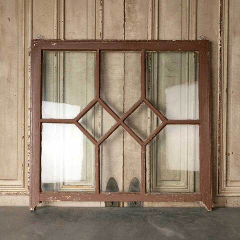 #52482 34x33 Salvaged Antique Divided Lite Window image 5