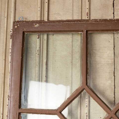 #52482 34x33 Salvaged Antique Divided Lite Window image 8
