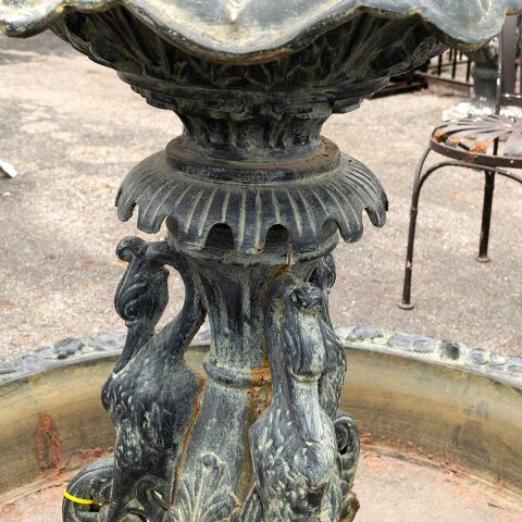 #52490 60x63 Ornate Cast Iron Garden Fountain image 7