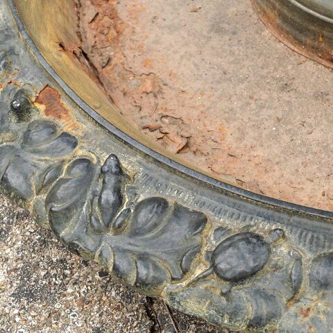 #52490 60x63 Ornate Cast Iron Garden Fountain image 8
